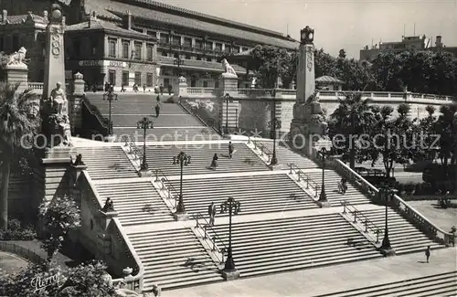 Marseille_Bouches du Rhone Escalier Monumental de la Gare St Charles Marseille