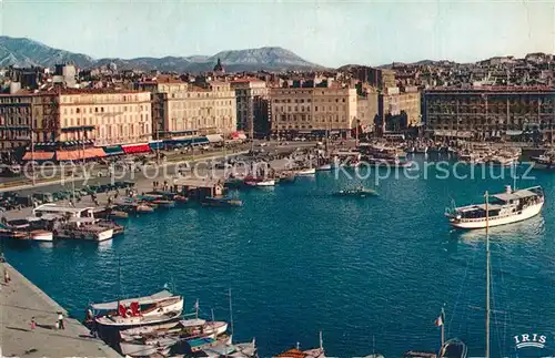 Marseille_Bouches du Rhone Un coin du Vieux Port Le Quai des Belges et lentree de la Canebiere Marseille