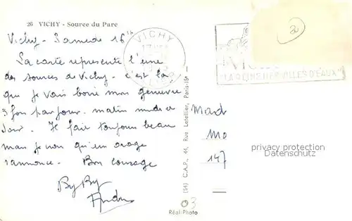 Vichy_Allier Source du Parc Vichy Allier