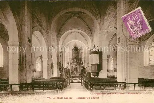 Vauchassis Interieur de l Eglise Vauchassis