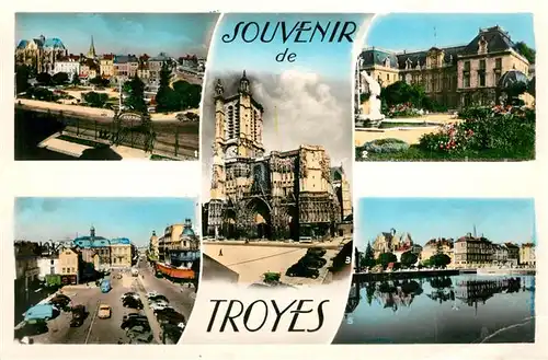Troyes_Aube Jardin et Hotel de la Prefecture Place de Hotel de Ville Bassin de la Prefecture Troyes Aube