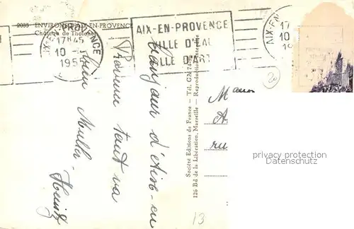 Aix en Provence Chateau de Tholenet Aix en Provence