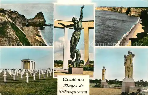 Ryes Circuit des Plages de Debarquement Pointe du Hoc Cimetiere Americain Falaises Memorial Ryes