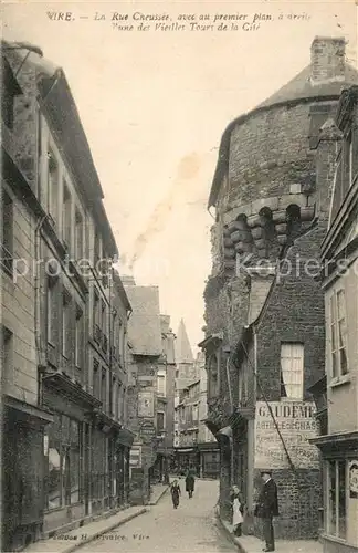 Vire_Calvados Rue Cheussee vieille Tour de la Cite Vire Calvados