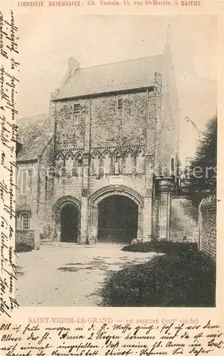 Saint Vigor le Grand Le Prieure XIIIe siecle Saint Vigor le Grand