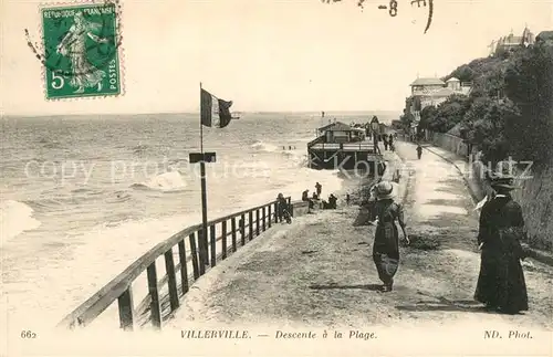 Villerville_sur_Mer Descente a la plage Villerville_sur_Mer