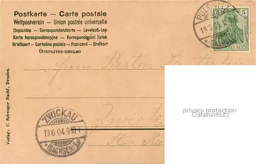 Pulsnitz_Sachsen Schloss mit Schlossteich Pulsnitz Sachsen