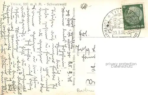 Titisee Panorama Titisee