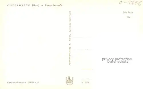 Osterwieck Rosmarinstrasse Fachwerkhaeuser Osterwieck