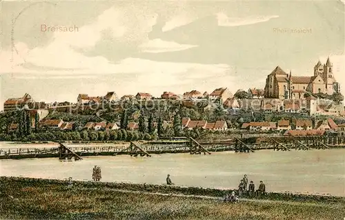 Breisach_Rhein Panorama Schloss Breisach Rhein