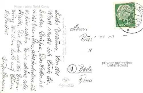 Hoexter_Weser Fliegeraufnahme SChloss Corvey Hoexter Weser