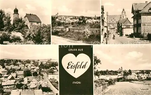 Eisfeld Schloss Karl Marx Strasse Panoramen Eisfeld