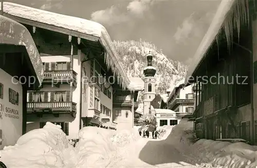 Reit_Winkl Dorfeingang Wintersportplatz Reit_Winkl