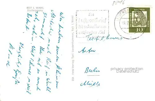 Reit_Winkl Dorfeingang Wintersportplatz Reit_Winkl