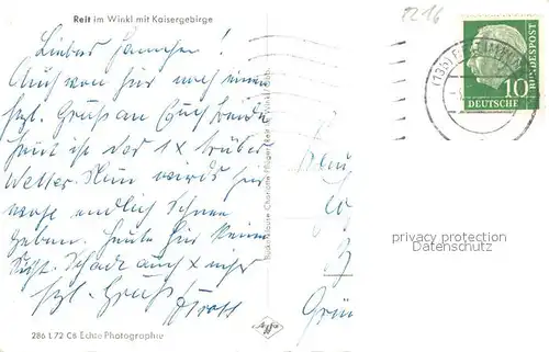 Reit_Winkl Winterlandschaft Kaisergebirge Reit_Winkl