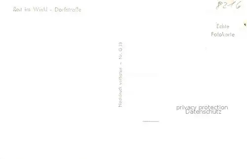 Reit_Winkl Dorfstrasse Kirche Reit_Winkl