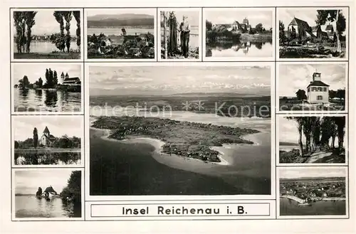 Insel_Reichenau Fliegeraufnahme Sehenswuerdigkeiten Insel Reichenau