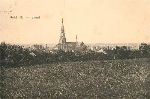 Buehl_Baden Panorama Kirche Buehl_Baden