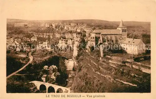 AK / Ansichtskarte Bozouls Le Trou de Bozouls Vue generale Bozouls