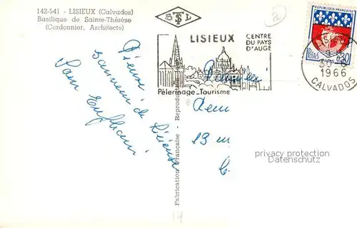 AK / Ansichtskarte Lisieux Basilique de Sainte Therese Lisieux