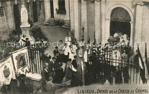 AK / Ansichtskarte Lisieux Entree de la Chasse au Carmel Lisieux