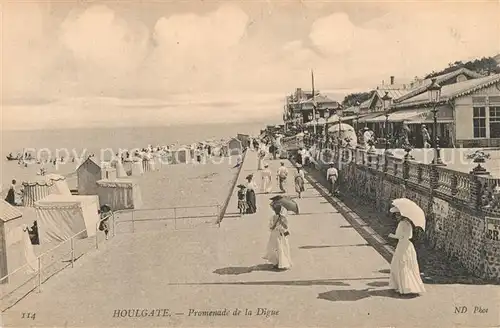 AK / Ansichtskarte Houlgate Promenade de la Digue Houlgate