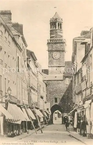 AK / Ansichtskarte Vire_Calvados La Porte Horloge Vire Calvados