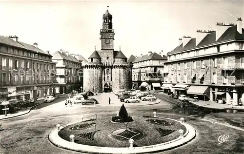AK / Ansichtskarte Vire_Calvados Le Rond Point et la Grande Horloge Vire Calvados