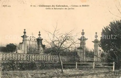 AK / Ansichtskarte Bressy Chateau Grille et Balustrades des Jardins 