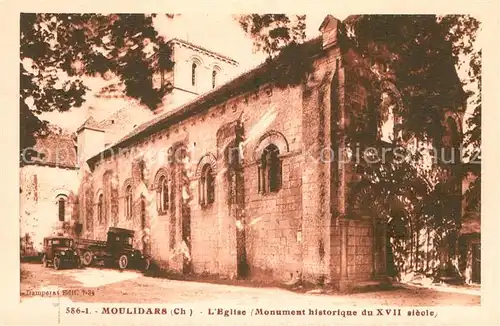AK / Ansichtskarte Moulidars Eglise Monument historique du XVII siecle Moulidars