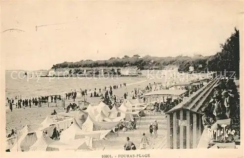 AK / Ansichtskarte Fouras_Charente Maritime La Plage Fouras Charente Maritime