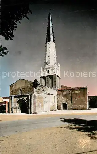 AK / Ansichtskarte Ars en Re Eglise et son Clocher caracteristique Ars en Re