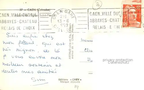 AK / Ansichtskarte Caen Eglise Saint Pierre Caen