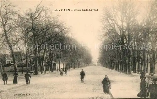 AK / Ansichtskarte Caen Cours Sadi Carnot Caen