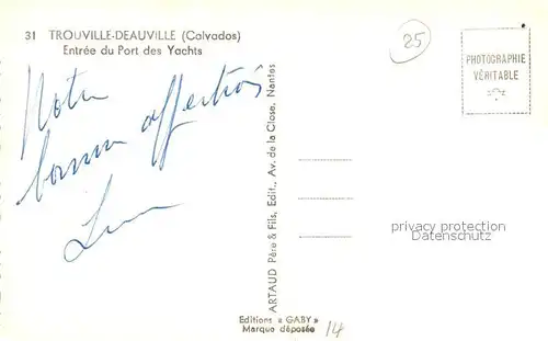 AK / Ansichtskarte Trouville Deauville Entree du Port des Yachts Trouville Deauville
