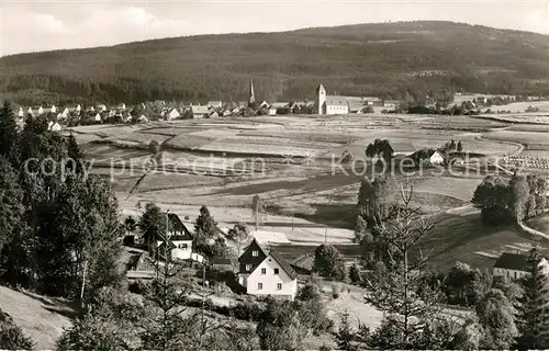 AK / Ansichtskarte Bischofsgruen Ochsenkopf Panorama Bischofsgruen