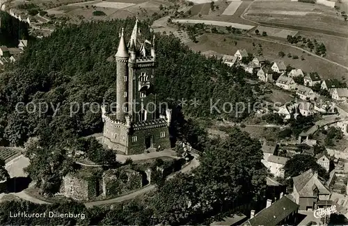 AK / Ansichtskarte Dillenburg Fliegeraufnahme Wilhelmsturm Dillenburg