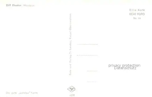 AK / Ansichtskarte Rhoden_Waldeck Panorama Rhoden Waldeck