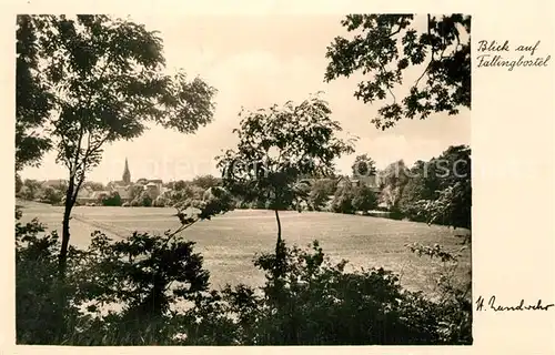 AK / Ansichtskarte Fallingbostel Panorama Kirche Fallingbostel