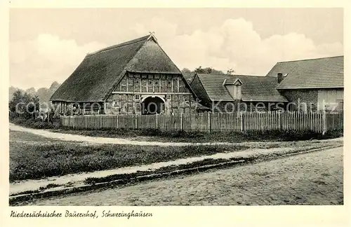 AK / Ansichtskarte Schweringhausen Niedersaechsischer Bauernhof Schweringhausen