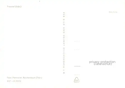 AK / Ansichtskarte Trusetal Panorama Trusetal