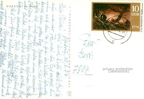 AK / Ansichtskarte Ohrdruf Panorama Ohrdruf