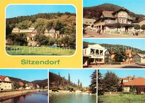 AK / Ansichtskarte Sitzendorf_Thueringen Hotel Bergterrasse FDGB Erholungsheim Max Kirchner Sitzendorf Thueringen