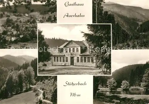 AK / Ansichtskarte Stuetzerbach Gasthaus Auerhahn Stuetzerbach