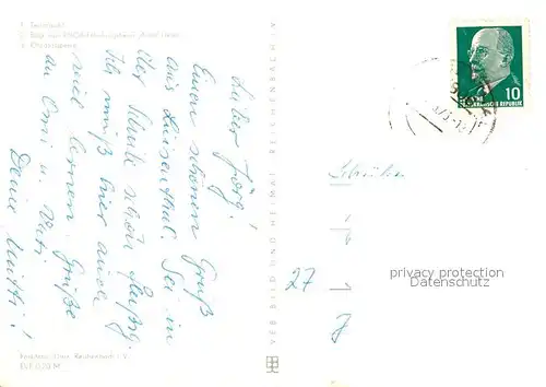 AK / Ansichtskarte Luisenthal Panorama Ortspanorama Ohratalsperre Luisenthal