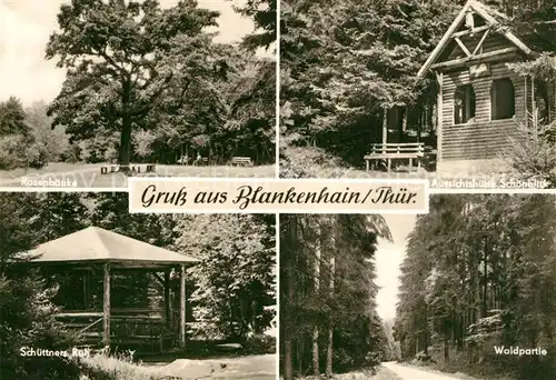 AK / Ansichtskarte Blankenhain_Thueringen Rasenbaenke Aussichtshuette Schoenblick  Blankenhain_Thueringen