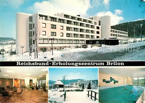 AK / Ansichtskarte Brilon Reichsbund Erholungszentrum Brilon
