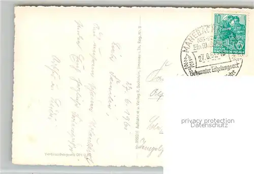 AK / Ansichtskarte Meyersgrund_Manebach Muehlen Panorama Meyersgrund Manebach