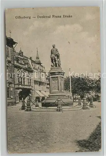 AK / Ansichtskarte Offenburg Denkmal Franz Drake Offenburg