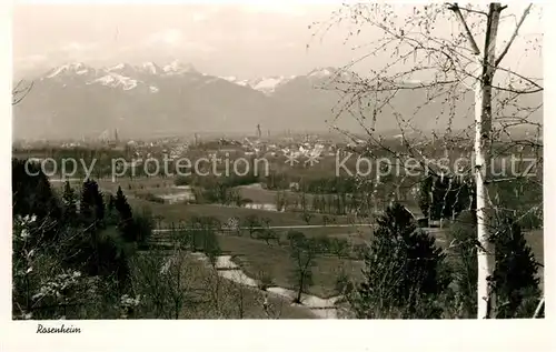 AK / Ansichtskarte Rosenheim_Bayern Panorama Rosenheim Bayern